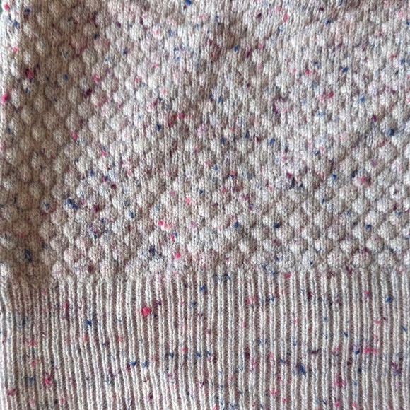 Janie and Jack Light Pink and Blue Crew Neck Sweater Dress - Picture 3 of 6